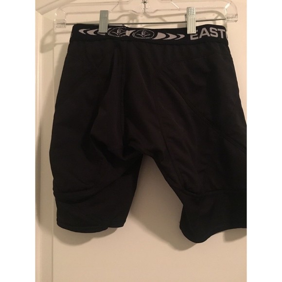 Easton Boys Black Boxer Brief Compression Shorts Elastic Waist Size Large - Picture 5 of 6